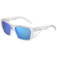 Côté gauche des lunettes de sécurité polarisées STKS 420 cristal de Bollé Safety