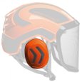 204067-ORGR - Antibruits Protos Pfanner ORANGE & GRIS