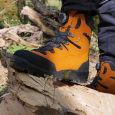 Semelle de la chaussure anti-coupure noires Delimber GTX RR Boa orange de Zambelan