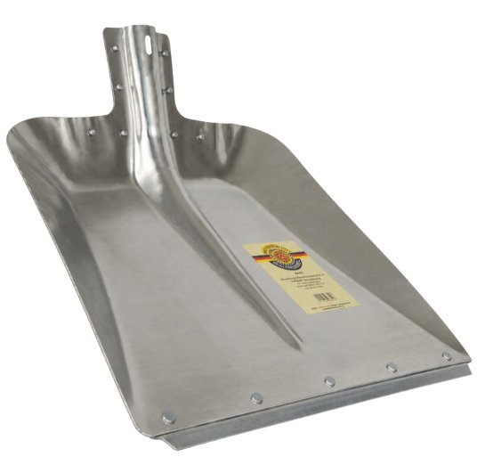 Pelle de taille 9 à bord en aluminium sans manche de SHW