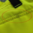 Arrière des jambières de protection anticoupure Roadrunner Flash jaune de SIP PROTECTION