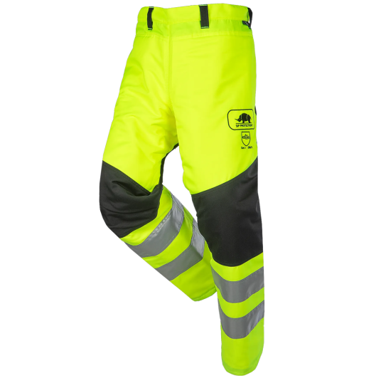 Jambières de protection anticoupure Roadrunner Flash jaune de SIP PROTECTION
